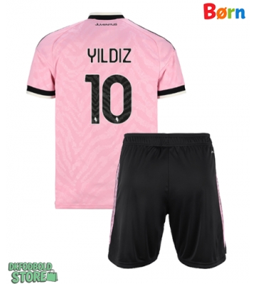 Juventus Kenan Yildiz #10 Replika Babytøj Udebanesæt Børn 2026-27 Kortærmet (+ Korte bukser)